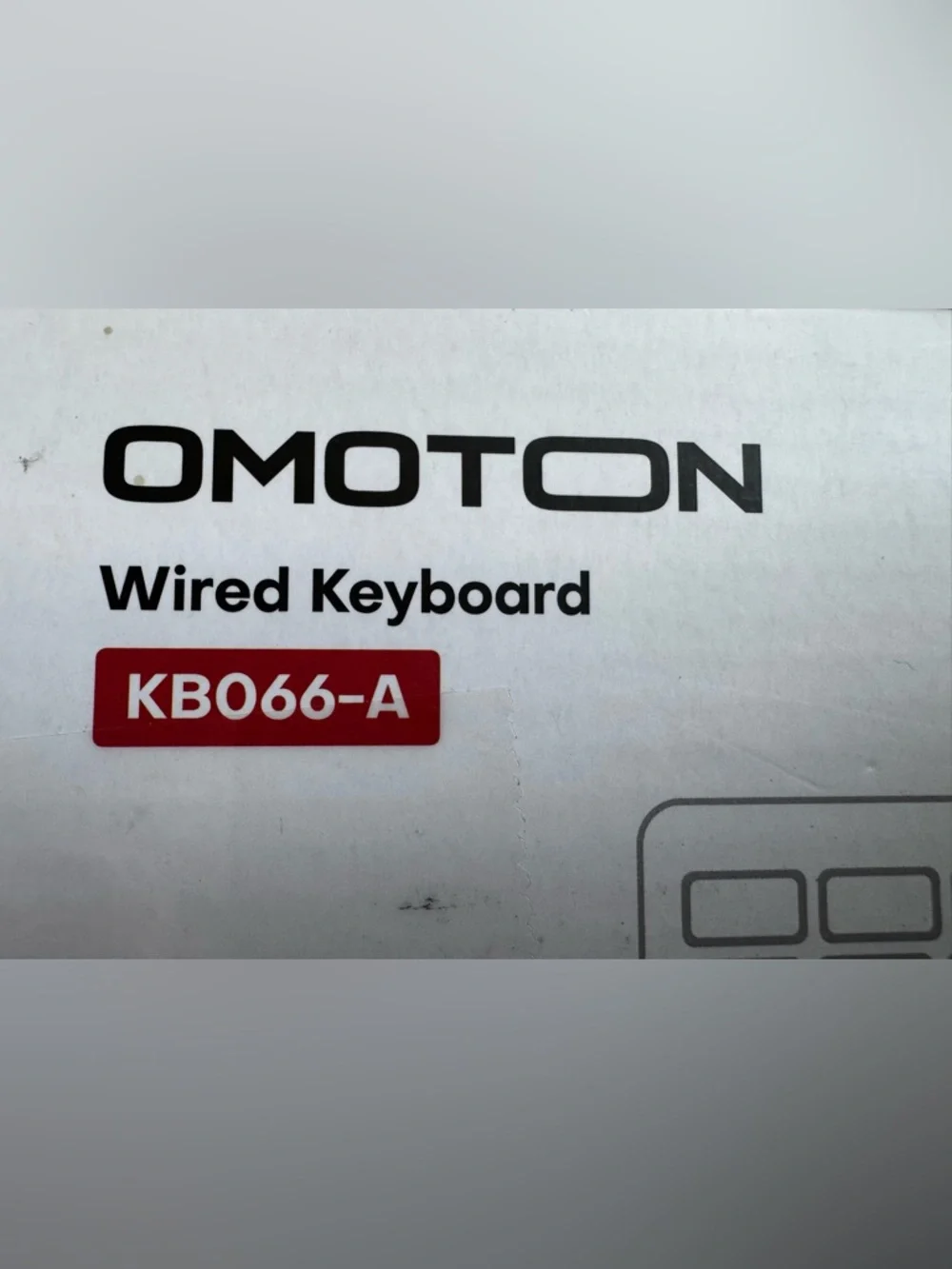 Compact silver USB Wired Keyboard for Mac or PC